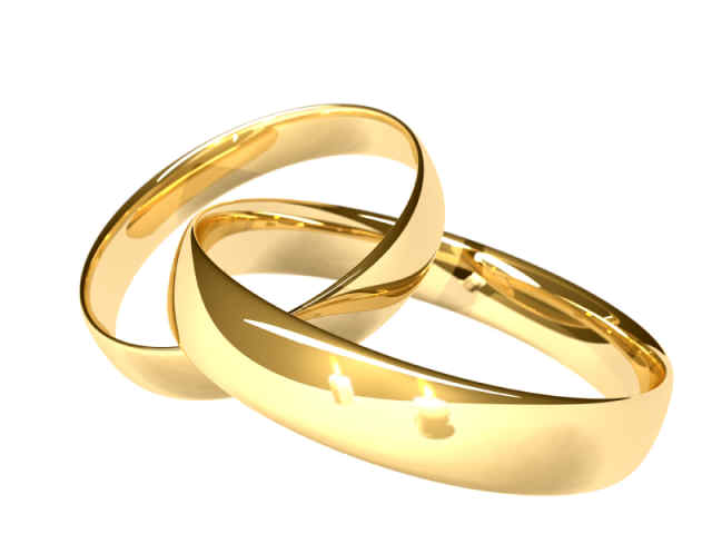 zlati poročni prstan